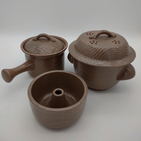 Temp-Tations Other - Temp-tations Woodland Set of 3 Quick Cookers - taupe